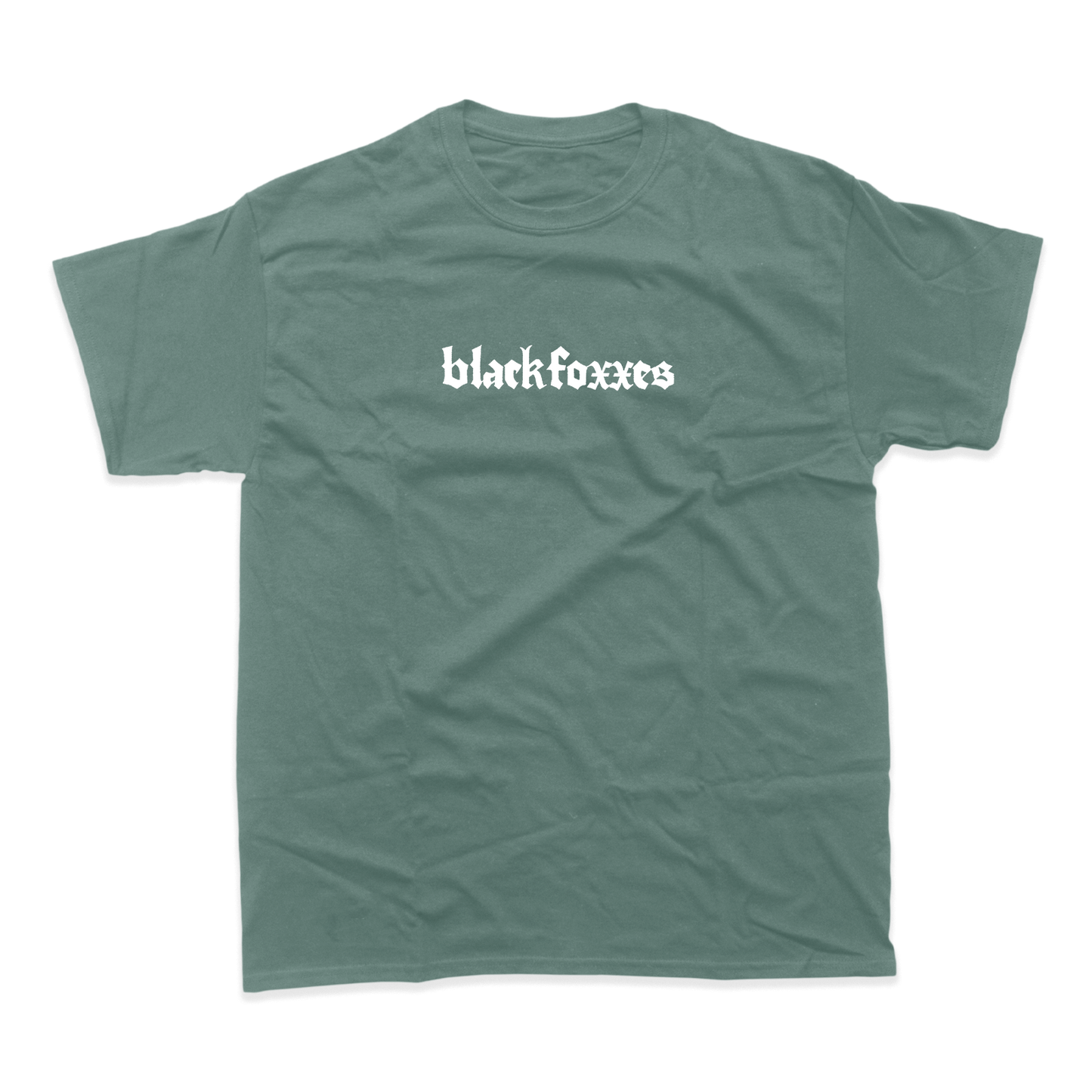 BLACK FOXXES LOGO T-SHIRT (GREEN)